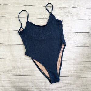 Gnash Swim Textured One Piece Swimsuit